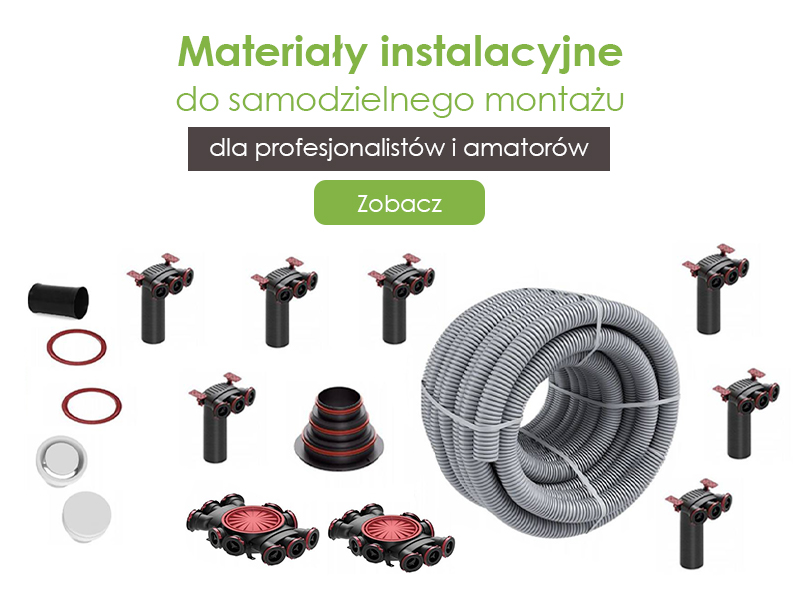 Materiały instalacyjne do samodzielnego montażu dla profesjonalistów i amatorów
