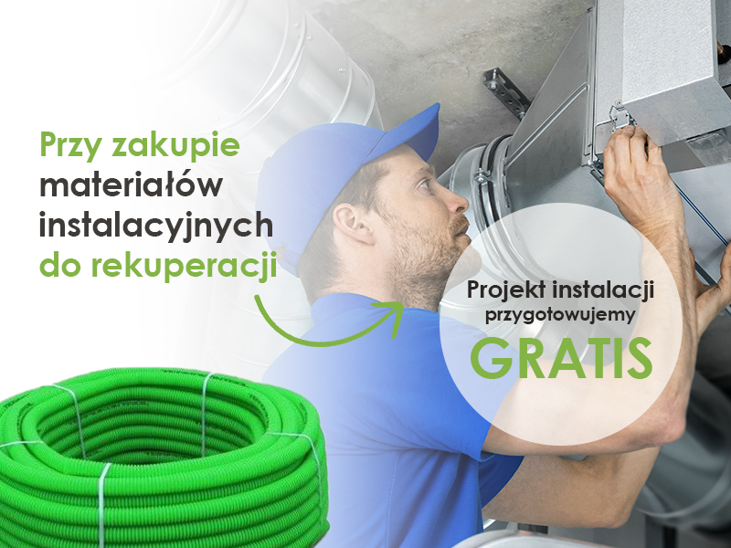 Projekt wentylacji mechanicznej z odzyskiem ciepła